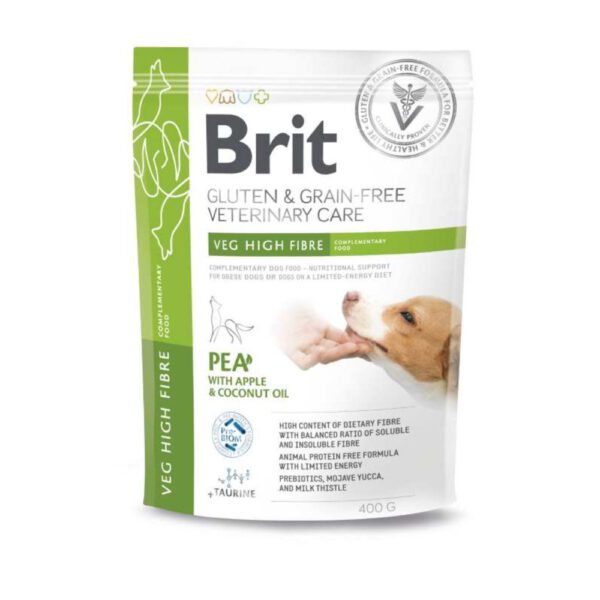 Brit Veterinary Diet Dog - Veg High Fibre