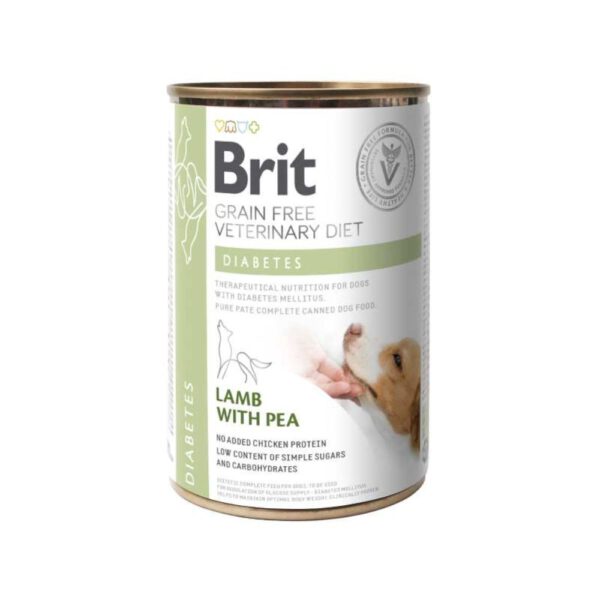 Brit Can Veterinary Diet Diabetes Lamb & Pea