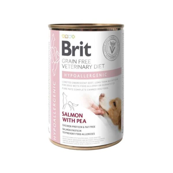 Brit Can Veterinary Diet Hypoallergenic Salmon & Pea