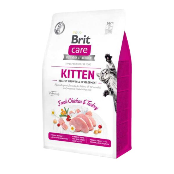 Brit Care Cat – Grain Free – Kitten (kip en kalkoen)