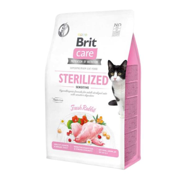 Brit Care Cat – Grain Free – Sterilized / Sensitive (konijn)