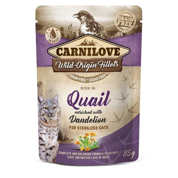 Carnilove Cat Pouch Kwartel