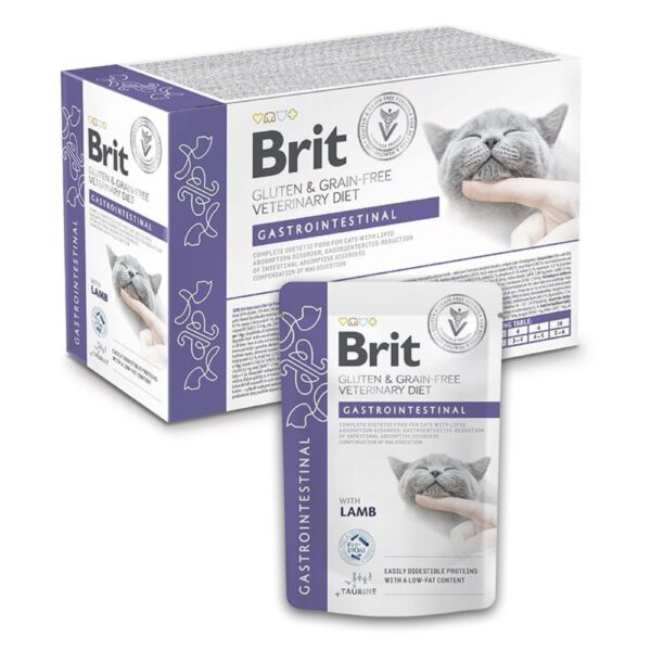 Brit Pouch Veterinary Diet Cat - Gastrointestinal - Lam
