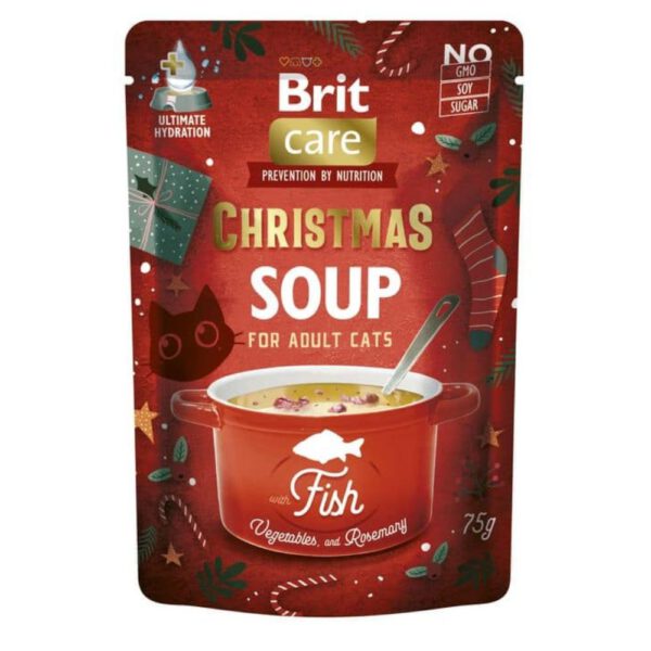 Brit Care Cat Soup – Christmas fish – 75g