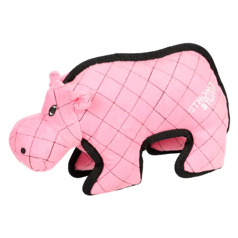 Flamingo hondenknuffel - nijlpaard (extra sterk)